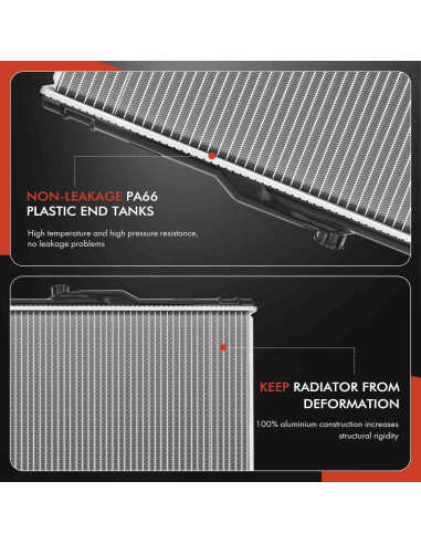 Conjunto Radiador A-Premium con Enfriador de Aceite Toyota