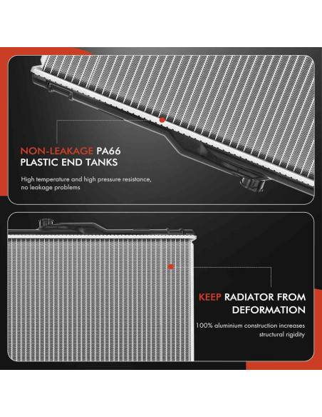 Conjunto Radiador A-Premium con Enfriador de Aceite Toyota