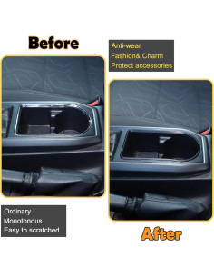 Anillo recorte soporte tazas CHEAYAR Toyota Tacoma 2016-2023 2