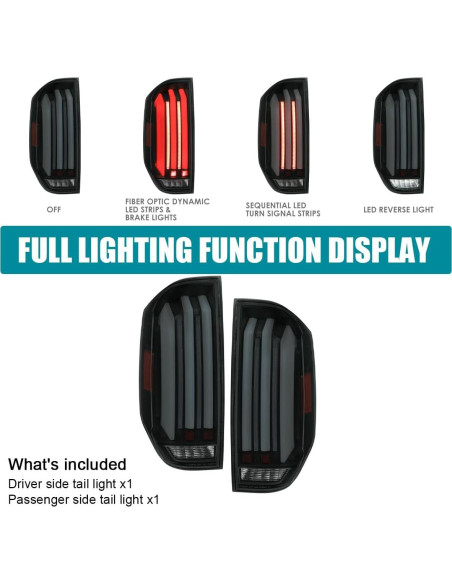 Luces Traseras LED ESPEJO-D TUNING para Toyota Tundra 2014-2021