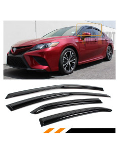 Deflectores de Lluvia Cuztom Tuning para Toyota Camry 2018-2024