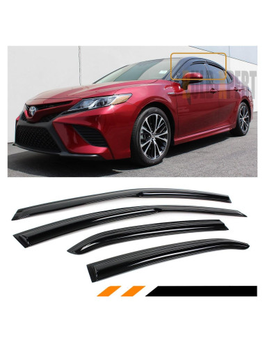 Deflectores de Lluvia Cuztom Tuning para Toyota Camry 2018-2024