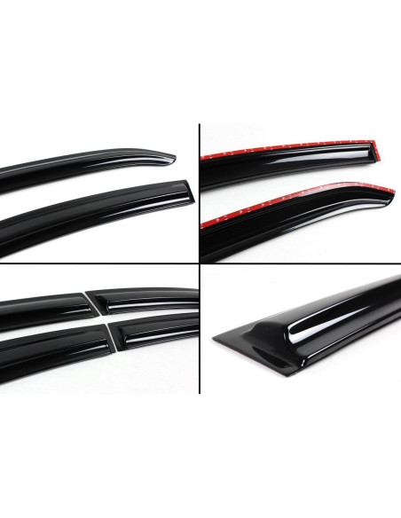 Deflectores de Lluvia Cuztom Tuning para Toyota Camry 2018-2024