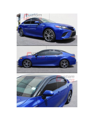 Deflectores de Lluvia Cuztom Tuning para Toyota Camry 2018-2024