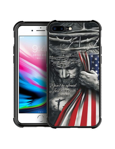 Funda DAIZAG iPhone 7 Plus/8 Plus A Prueba de Golpes Americana