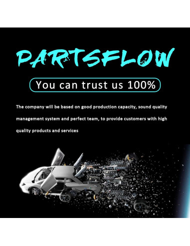 Polea equilibrador armónico PartsFlow 594-141 para Toyota