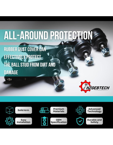 Articulación de Bola Inferior delantera HZGEBTECH Toyota Hi-Lux 72-74