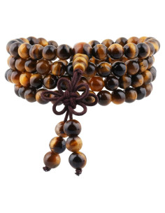 Pulsera Mala Nupuyai 108 Cuentas de 6mm para Meditación