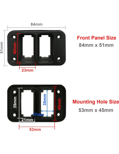 Carcasa de Interruptor 2 Vías BACAUTOPARTS para Toyota