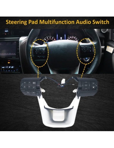 Interruptor Control Volumen Llamada Toyota Hilux Fortuner 2015-2020