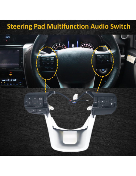 Interruptor Control Volumen Llamada Toyota Hilux Fortuner 2015-2020