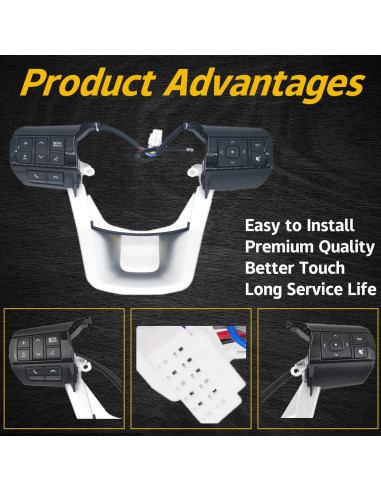 Interruptor Control Volumen Llamada Toyota Hilux Fortuner 2015-2020