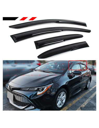 Visera de Ventana Humo Cuztom para Toyota Corolla 2019-2023