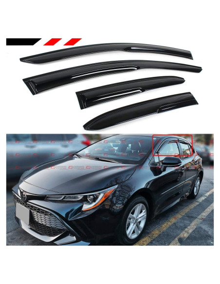 Visera de Ventana Humo Cuztom para Toyota Corolla 2019-2023