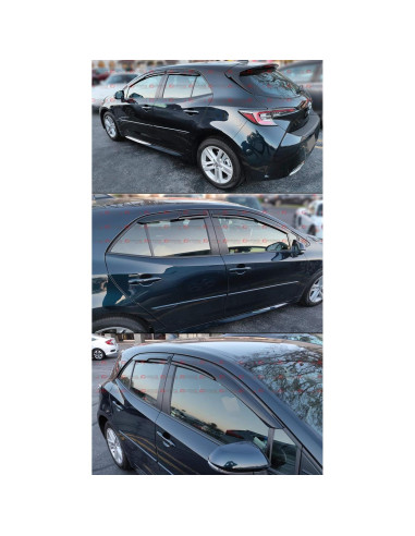 Visera de Ventana Humo Cuztom para Toyota Corolla 2019-2023
