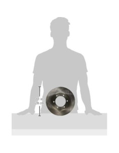 Rotor de Freno Frontal Centric 121.44044 para Toyota 2