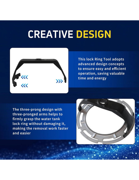 Herramienta de Anillo de Bloqueo Kuntech para Tanque de Combustible