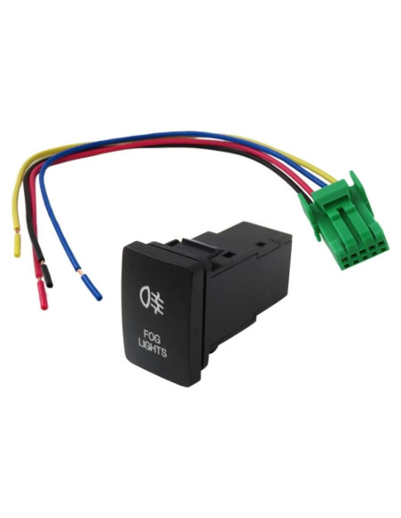 Interruptor de luces antiniebla azul YTXXDEUS para Toyota