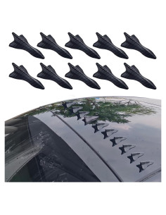 Kit de Antena de Aleta de Tiburón Fogfar 10 Piezas Fibra Carbono