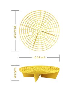 Cubo de Lavado de Autos Amiss 2 Pack 25.9 cm Amarillo 2