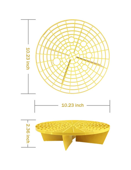 Cubo de Lavado de Autos Amiss 2 Pack 25.9 cm Amarillo