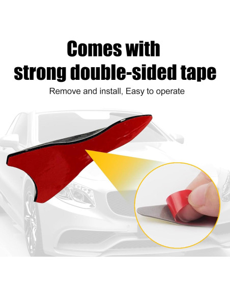 Kit de Antena de Aleta de Tiburón Fogfar 10 Piezas Fibra Carbono