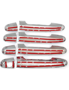 Mangos de Puerta Cromados ECCPP para Toyota Corolla 2003-2013 2