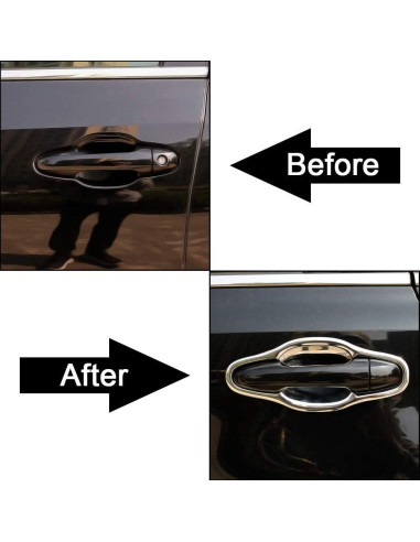 Cubierta de Tazón de Manija de Puerta Senzeal para Toyota Highlander 2014-2019