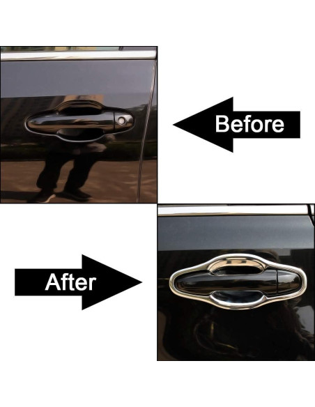 Cubierta de Tazón de Manija de Puerta Senzeal para Toyota Highlander 2014-2019