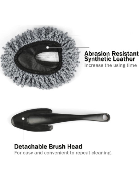 Cepillo de Microfibra Amiss 2 Pack para Limpiar Coche 33,78 cm