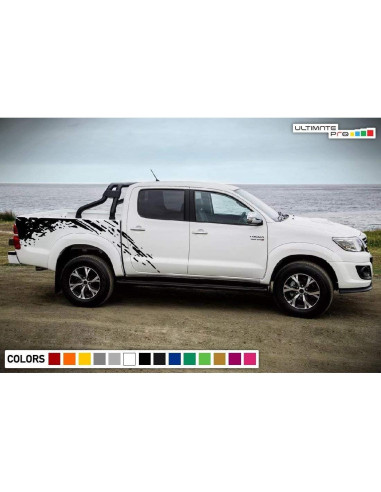 Calcomanías de Salpicadura de Barro Bubbles Toyota Hilux 2004-2017