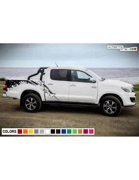 Calcomanías de Salpicadura de Barro Bubbles Toyota Hilux 2004-2017