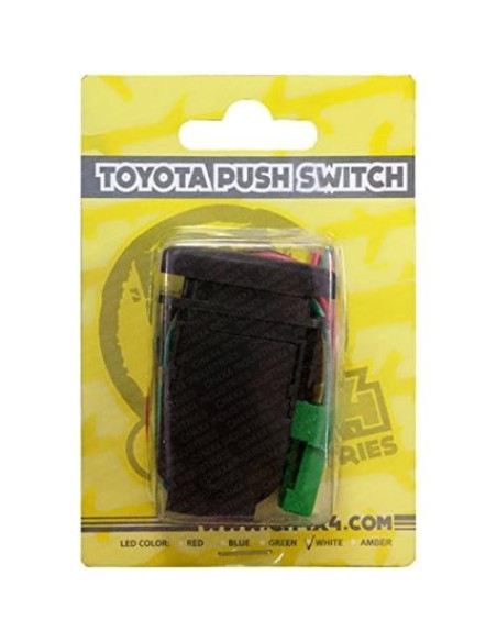 Interruptor Push 12V CH4x4 para Toyota - LED Blanco