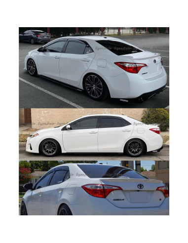 Visera de Ventana Estilo Mugen Syon Auto para Toyota Corolla 2014-2019