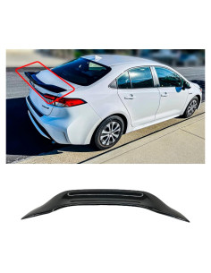 Alerón Trasero Estilo Alto Brillante Negro Syon Toyota Corolla 2020+