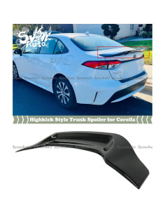 Alerón Trasero Estilo Alto Brillante Negro Syon Toyota Corolla 2020+ 2