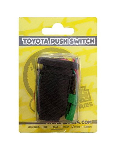 Interruptor Push CH4X4 12V para Toyota Tacoma, FJ Cruiser