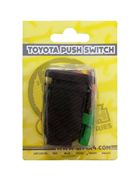 Interruptor Push CH4X4 12V para Toyota Tacoma, FJ Cruiser