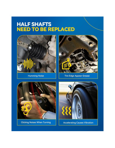 Eje CV Delantero Derecho PHILTOP 66-5224 para Toyota