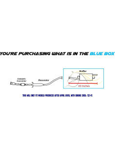 Silenciador de Escape Northeastern para Toyota Corolla 1.8L 2005-2008 2