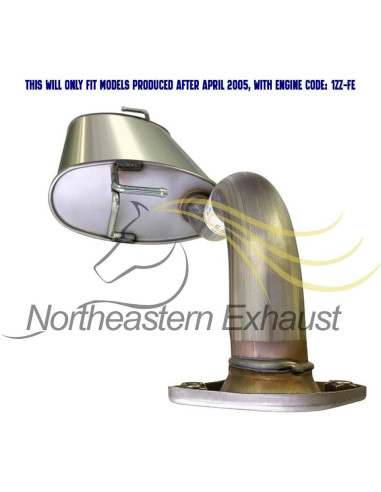 Silenciador de Escape Northeastern para Toyota Corolla 1.8L 2005-2008