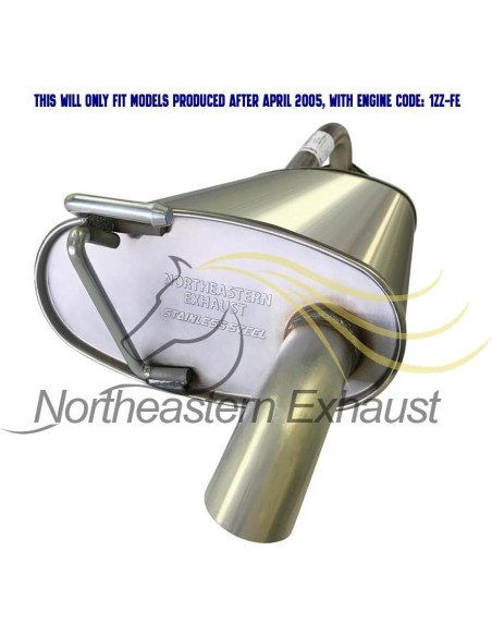 Silenciador Escape Northeastern Toyota Corolla 2005-2008