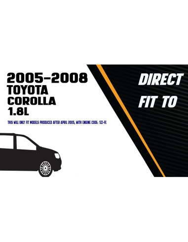 Silenciador Escape Northeastern Toyota Corolla 2005-2008