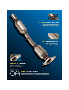 Convertidor Catalítico PHILTOP Acero Inoxidable 1.8L 2003-2008 2