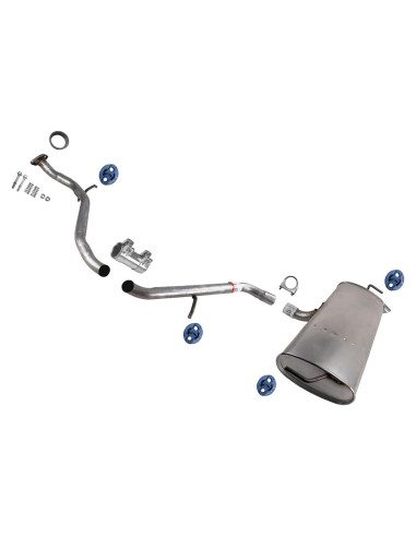 Sistema de Escape Toyota Corolla 2019-2023 2.0L Mac Auto Parts