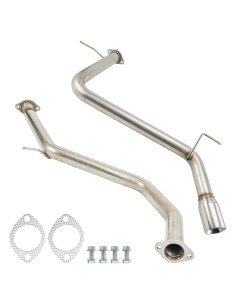 Escape trasero KAX acero inoxidable Corolla iM 2017-2018