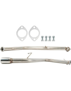 Escape trasero KAX acero inoxidable Corolla iM 2017-2018 2