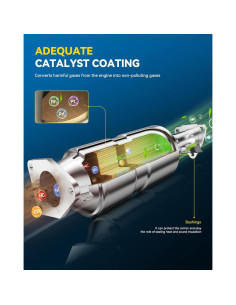 Convertidor Catalítico PHILTOP 1998-2002 Corolla/Prizm 1.8L 2