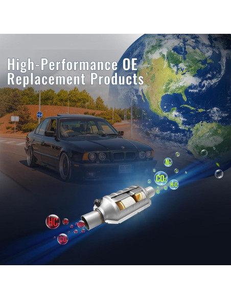 Convertidor Catalítico ZCATAPARTS KLL-JMB1.6 para Toyota 1.8L