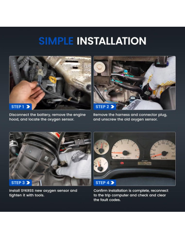 Sensor de Oxígeno SYKRSS 234-4233 para Toyota y Pontiac